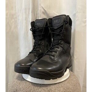 5.11 Tactical Men's ATAC Side zip Boots  - Black US 7.5